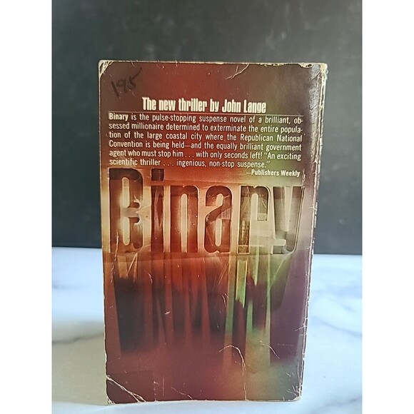 Binary By John Lange Paperback - Picture 9 of 10